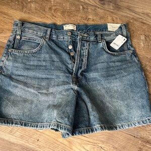 Free People We the Free Tippi Blue Jean Shorts
